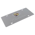 thumbnail image 2 of Cadillac Dual Logo License Plate (Silver On Chrome), 2 of 3