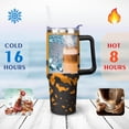 thumbnail image 4 of Halloween 40oz Stainless Steel Vacuum Insulated Tumbler with Lid and Straw for Water Iced Tea Coffee Smoothie and More, 4 of 5