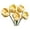 B, variant on Tulip Shape Bird Bath Decorative Outdoor Garden Pollinator Water Station, Floral Bird Drinking Basin for Backyard Patio Balcony