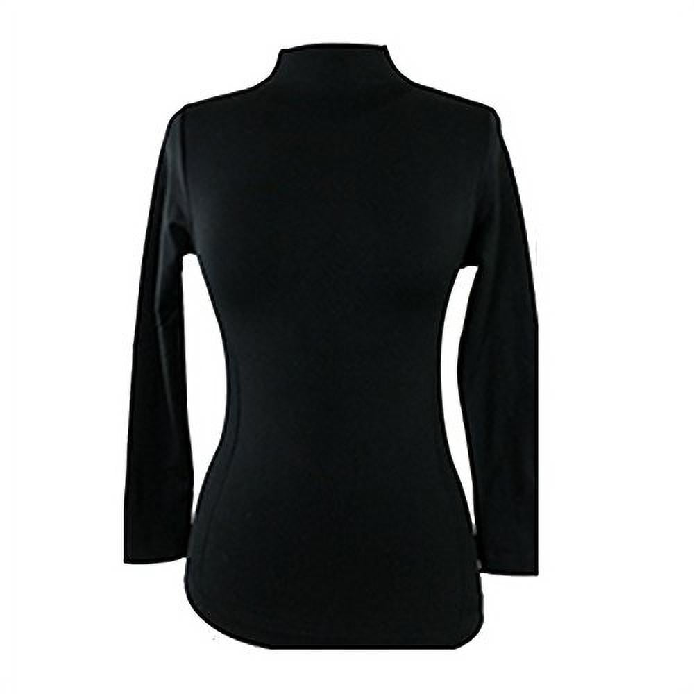 Long Sleeve One Size Mock Turtleneck 