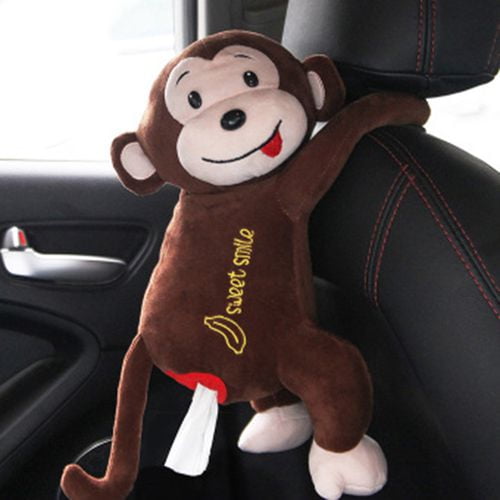 SHIYAO Monkey Butt Tissue Holder Plush Cartoon Paper Napkin Tissue