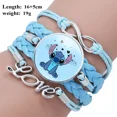 thumbnail image 5 of DisneyStitch-pulsera multicapa azul para niñas, joyería de Anime Lilo & Stitch, pulsera de gemas de tiempo, regalo de cumpleaños para niños, 5 of 5