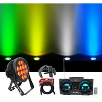 Chauvet DJ SlimPar Pro H USB D-Fi RGBAW UV LED Wash Light Cable Clamp and Speaker