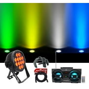 Chauvet DJ SlimPar Pro H USB D-Fi RGBAW+UV LED Wash Light+Cable+Clamp and Speaker