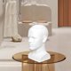 thumbnail image 4 of Cabeza de maniquí masculino, modelo de exhibición de pelucas, soporte de exhibición de pelucas, cabeza de maniquí para gafas Blanco, 4 of 8