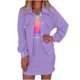 thumbnail image 1 of Cárdigan de cuello vuelto de manga larga de Color sólido a la moda para mujer, vestido informal de un solo pecho, conjunto de dos piezas Wmkox8yi bvn3938, 1 of 6