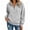 Light Gray #02, variant on 2026 Zip Up Hoodies for Women Fall Winter Casual Sweatshirts Zipper Oversized Lightweight Cute Jackets with Pockets 2XL