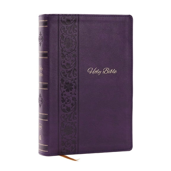 KJV Holy Bible: Personal Size Giant Print, Purple Leathersoft, Red Letter, Comfort Print: King James Version, (Hardcover)