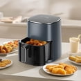 thumbnail image 3 of 6QT Compact Air Fryer with Window, 12-in-1 Multi‑Function Oilless Fryer with Digital Touchscreen for Home Cooking, Family Size, Nonstick & Dishwasher Safe Basket, Gray, 3 of 9