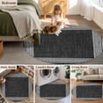 thumbnail image 5 of Round Rugs 4Ft, Black Retro Greek Key Round Area Rug Washable Indoor Throw Carpet, Greece Ancient Rustic Geometric Soft Non Slip Circle Rug for Kitchen Nursery Room Home Decor Aesthetic, 5 of 8