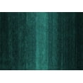thumbnail image 1 of Ahgly Company Machine Washable Indoor Rectangle Abstract Turquoise Blue Contemporary Area Rugs, 2' x 3', 1 of 4