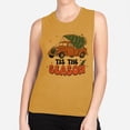 thumbnail image 2 of Retro Tis the Season Women's Muscle Tank Large Antique Gold, 2 of 5
