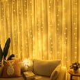 thumbnail image 5 of LED Garland Curtain Lights 8 Modes USB Remote Control Fairy Lights String Wedding Christmas Decor for Home Bedroom New Year Lamp, 5 of 5