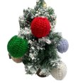 thumbnail image 4 of 2PCS Crochet Yarn Christmas Tree Decorations Colorful Festival Holiday Homes Decoration Accessories, 4 of 8