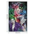 thumbnail image 2 of Joker Character Harley Quinn Beach Towel Microfiber Soft Absorbent Quick-Dry Bath Towel 130x80cm for Bathroom Shower Guests Pool Swimming Camp Holiday Gym for Kid Adult, 2 of 8