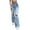 Blue, variant on High Waisted Jeans for Women Wide Leg Jeans for Women Stretch Low Waist Baggy Jeans Boot Cut Jeans Flare Leg Denim Pants Dark Blue,S