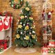 thumbnail image 3 of Flor de Poinsettia de navidad, adorno de árbol de navidad con purpurina, flor falsa, decoración de día de fiesta, 3 of 4