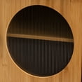 thumbnail image 4 of Baxton Studio Naresh Mid-Century Modern Transitional Natural Brown Bamboo Wood 1-Door End Table, 4 of 7