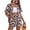 Khaki Black Leaf, variant on 2 Piece Outfits for Women Hawaiian Tropical Print Button Down Shirt and Shorts Summer Beach Vacation Sets Resort Wear