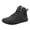 Black, variant on Men's Ankle Boots Winter Thermal Lace Up Fashionable On Comfortable Warm Footwear for Outdoor Daily Use in Cold Weather