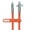 Orange, variant on HyperGear USB-C to USB-C Fast Charge and Sync Chunky180° Rugged Cable, 12 Ft., White, 16226