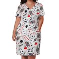 thumbnail image 2 of Playing Cards Loose Pocket Dress prom dresses 2025 evening dresses luxury 2025 Cocktail of dresses, 2 of 6