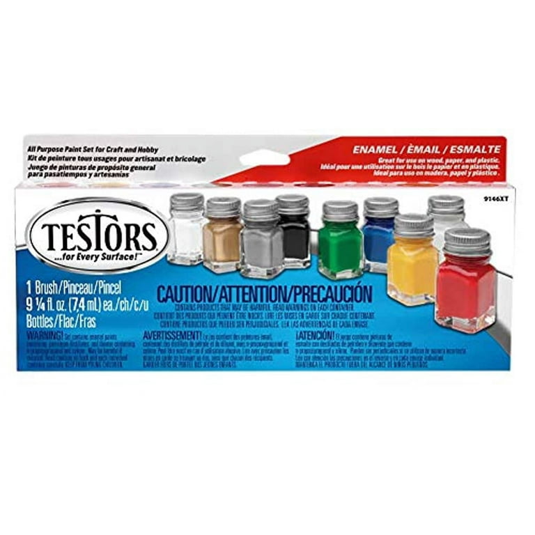 Testors 9146XT Promotional Enamel Paint Set Packaging May Vary 