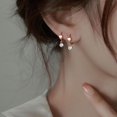 thumbnail image 2 of Sterling Silver Small Love Heart Huggie Hoop Earrings for Women Tiny CZ Heart Hoop Earrings Huggie Valentines Day Earrings, 2 of 10