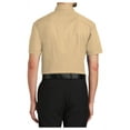 thumbnail image 2 of Yellow Rooster Men's Short Sleeve Twill Shirt Stone L, 2 of 6