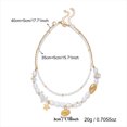 thumbnail image 2 of NICKSUN Boho Ocean Themed Layered Beaded Necklace, Multi-Layer Stackable Starfish Shell Imitation Pearl Choker, Summer Vacation Beach Statement Jewelry, 2 of 7