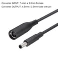 thumbnail image 2 of Uxcell Tip Adapter Connectors Converter 7.4x5.0mm to 4.5x3.0mm 30cm DC Power Connect, 2 of 3