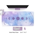 thumbnail image 2 of Alfombrilla de ratón Kawaii Extra grande para juegos, alfombrilla de escritorio antideslizante a prueba de agua, Space Moon Phase, Star Galaxy XXL, accesorios de escritorio para computadora portátil LIUWENJING unisex, 2 of 2