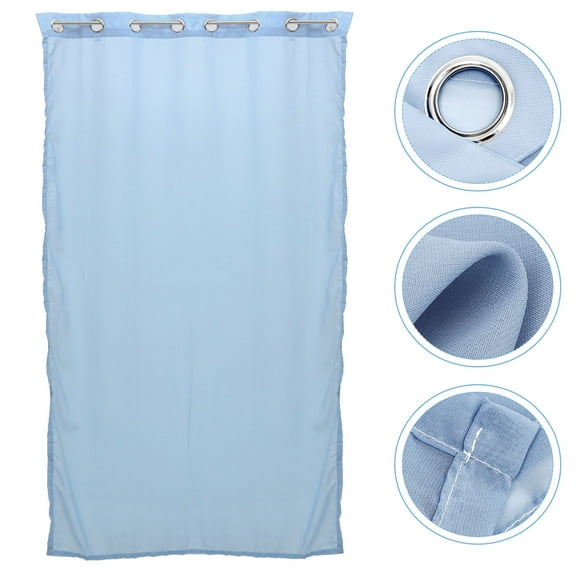 PAMINGONO 1Pcs Waterproof Window Curtain in Sky-Blue for Outdoor Use 84X52in
