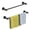 black, variant on ULIBERMAGNET Magnetic Towel Holder, 1 Set Magnetic Towel Bar Holder with Adjustable Length, Matte Black Non-Slip Magnetic Towel Rod Rack for Refrigerator, Dishwasher, Laundry, Kitchen Stove