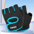 thumbnail image 4 of Guantes De Fitness Guantes de fitness de medio dedo Guantes de ciclismo suaves Accesorios deportivos (M Negro Azul) Sywqhk Para Estrenar, 4 of 8