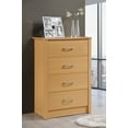 thumbnail image 2 of Hodedah 4-Drawer Chest in Beech, 2 of 3