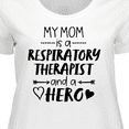 thumbnail image 4 of Inktastic My Mom is a Respiratory Therapist and a Hero Women's Plus Size T-Shirt, 4 of 5