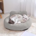 thumbnail image 1 of Fiudx Caseta para Perros, de Algodón Suave, Cómoda Cama de Descanso para Perros Grandes y Pequeños, con Elegante Diseño de Corazón de Melocotón, Fácil de Limpiar, Apta para Gatos, Tamaño 51 X 49 X 25, 1 of 6