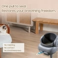 thumbnail image 4 of 60 Count Automatic Cat Litter Box Liners Bags Compatible with NeakasaM1 Petpivot Autoscooper 11 and Similar Open-Top Self-Cleaning Cat Litter Box, Drawstring Handle Heavy Duty Leak-proof, 27 * 13in, 4 of 4