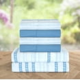 thumbnail image 2 of 1500 Premier Hotel Collection Extra Soft Microfiber Deep Pocket Sheet Set, California King, Traci Aqua, 2 of 5