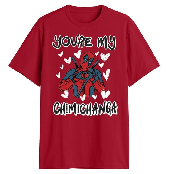 Men's Marvel: Deadpool You're My Chimichanga  Graphic T-Shirt