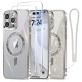 thumbnail image 1 of Funda Meifigno para iPhone 16 Pro de 6,3 pulgadas con MagSafe Silver y Acc, 1 of 6