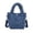 Blue, variant on Personalized Hand Embroidered Name Backpack Hand Corduroy Bucket Bag for Women Travel Office 10.04x7.87x3.94in