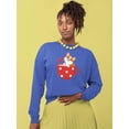 thumbnail image 2 of Corgi Pup In Big Red Mug Sweatshirt Women -Image by Shutterstock, Female x-Large, 2 of 4