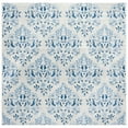 thumbnail image 6 of SAFAVIEH Martha Stewart Topher Floral Runner Rug, Cream/Blue, 2' x 8', 6 of 10