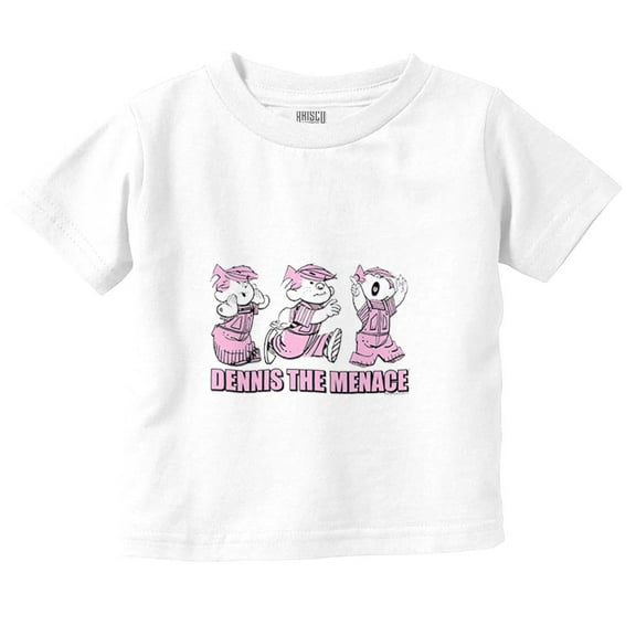 Dennis The Menace Cartoon Prankster Toddler Boy Girl T Shirt Infant Toddler Brisco Brands 2T