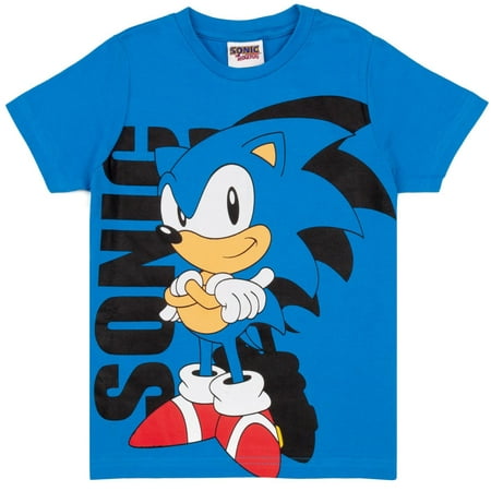 Sonic The Hedgehog Boys Cartoon Character T-Shirt | Walmart Canada