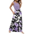 thumbnail image 4 of OutfitShow Women Summer Dress Sleeveless Loose Casual Long Maxi Dresses with Pockets, 4 of 6