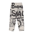 thumbnail image 3 of Lsque The Binding of Isaac Print Women's Pajama Pants, Lounge Pant - Comfortable Home Wear,Elastic Waistband, Stylish Design-Small, 3 of 9