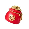 thumbnail image 1 of Argent Sac Chinois Feng Shui Figurine Table Feng Atrract Bonne Chance Bonheur A, 1 of 4